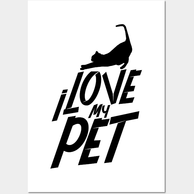 Cat Pets Animal Pet Dog Wall Art by dr3shirts